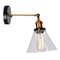 Cwi Lighting Eustis 1 Light Wall Sconce With Black & Gold Brass Finish 9735W7-1-101 - alternate 5